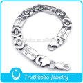 TKB-B0101 Fashion Design Silver Jewellery Manufacturers Stainless Steel Bracelets for Mens